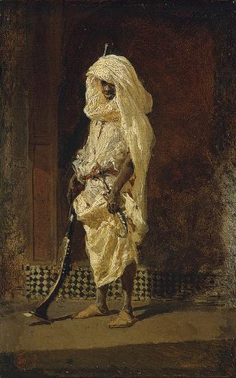 Maria Fortuny i Marsal Moroccan soldier oil painting picture